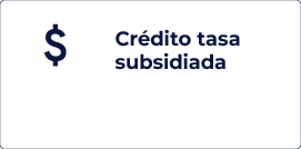 Credito Tasa Subsidiada