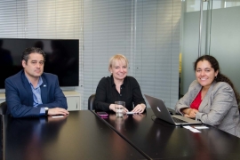 Imágen de ENACOM recibi al BID 