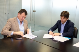 Imágen de Firma de convenio con el Municipio de San Lorenzo