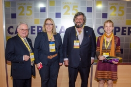 Imágen de Enacom presente en la 25 edicin de CAPER