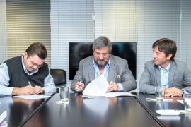 Imágen de Convenio entre el municipio de Casilda y Enacom