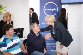 Imágen de Silvana Giudici entreg tablets en Mar del Plata