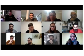 Imágen de Reunin virtual con delegaciones para coordinar el trabajo en las provincias