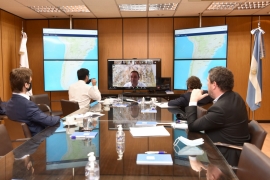Imágen de ENACOM realiz una teleconferencia con senadores del Frente de Todos