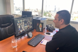 Imágen de ENACOM, junto a referentes TIC de Catamarca