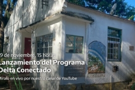 Imágen de Lanzamiento del programa para el despliegue de redes en el Delta