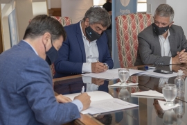 Imágen de Acuerdo de cooperacin entre ENACOM, el Ministerio de Desarrollo y UNICEF