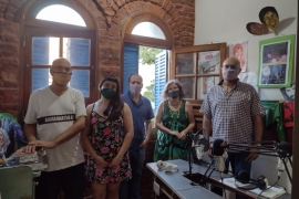 Imágen de Funcionarios de ENACOM visitaron la radio La Retaguardia