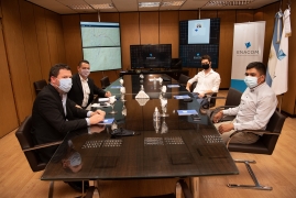 Imágen de Autoridades de ENACOM, reunidas con el intendente de San Antonio de los Cobres
