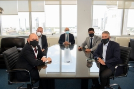 Imágen de Autoridades de ENACOM, reunidas con el gobernador de Formosa