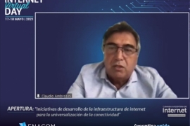 Imágen de ENACOM, presente en el evento anual "Internet Virtual Day 2021"