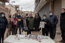 Imágen de Entrega de tarjetas telefnicas en la Villa 20
