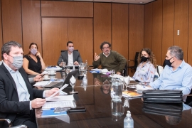 Imágen de Reunin del Comit de Control de ENACOM con la SIGEN