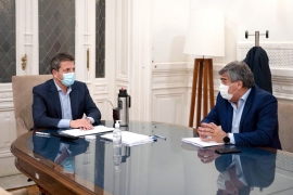Imágen de Encuentro de trabajo entre Sergio Massa y Claudio Ambrosini