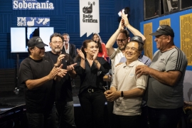 Imágen de ENACOM, presente en la inauguracin del Auditorio de Radio Grfica
