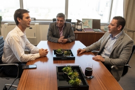 Imágen de Encuentro de trabajo con el intendente de San Vicente