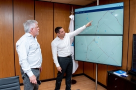 Imágen de Autoridades de ENACOM se reunieron con el intendente de Adolfo Gonzales Chaves
