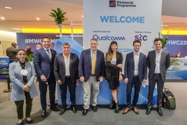 Imágen de Reunin bilateral de la comitiva argentina con autoridades de GSMA