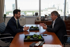 Imágen de ENACOM recibi al nuevo presidente de ARSAT