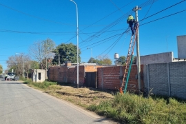 Imágen de ltima etapa en proyecto de conectividad para Lujn
