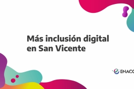Imágen de Entrega de 3.000 tablets en San Vicente