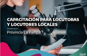 Imágen de Capacitacin para Locutores y Locutoras locales en La Pampa