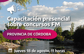 Imágen de CAPACITACIN PRESENCIAL SOBRE CONCURSOS FM EN CORDOBA