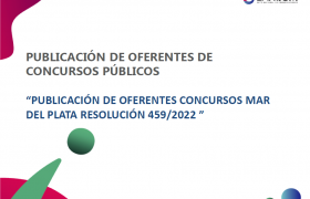 Imágen de (30-08-2022) PUBLICACIN DE OFERENTES CONCURSOS MAR DEL PLATA RESOLUCIN 459/2022