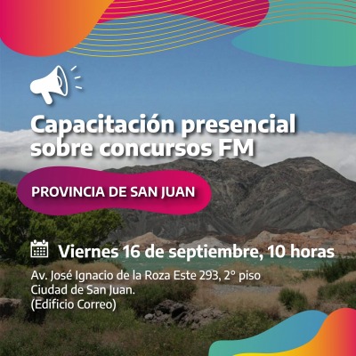 16 09 Capacitación Presencial Sobre Concursos Fm Para La Provincia De