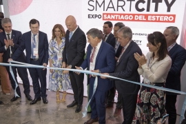Imágen de ENACOM presente en Smart City Expo Santiago del Estero