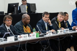 Imágen de ENACOM presente en la Cumbre Mundial sobre Sociedad de la Informacin