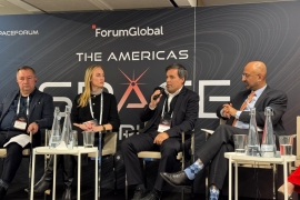 Imágen de ENACOM presente en el Americas Space Forum