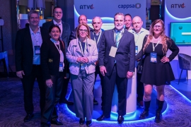 Imágen de ENACOM, en las Jornadas Internacionales de ATVC